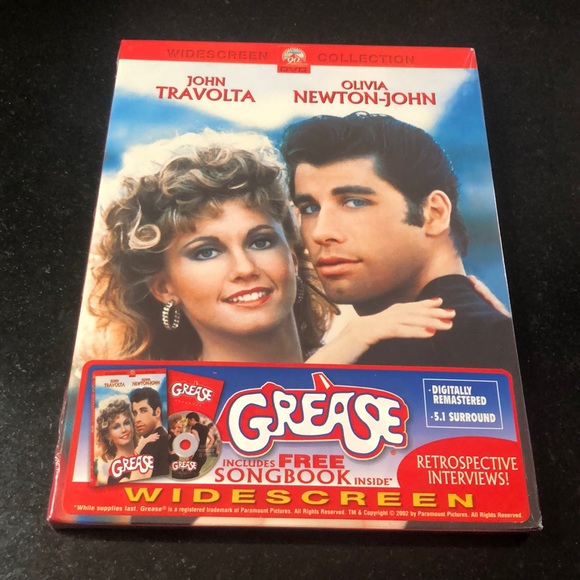 Grease DVD surround sound 5.1 digitally remastered includes songbook wid… - Picture 1 of 4